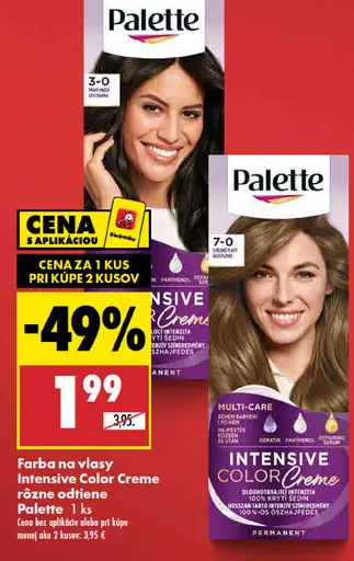 Palette Intensive Color Creme farba na vlasy nugát 6-65