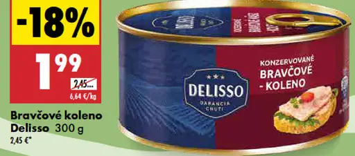 Delisso konzervované bravčové koleno