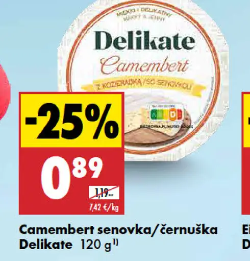 Camembert senovka Delikate