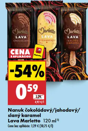 Marletto Lava čokoládový nanuk