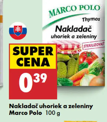 Thymos Marco Polo Nakladač uhoriek a zeleniny