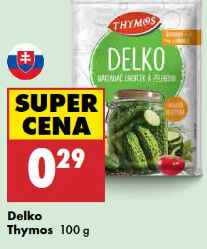 Thymos Delko nakladač uhoriek a zeleniny
