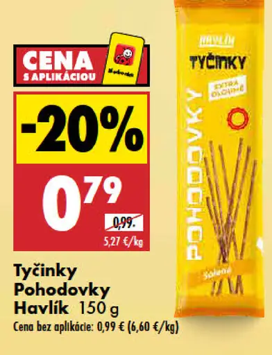 Havlík Tyčinky pohodovky
