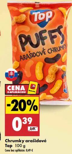 Top Chrumky arašidové