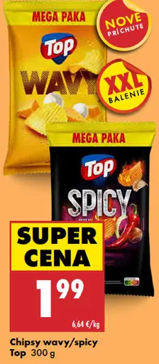 Top chipsy Wavy/Spicy