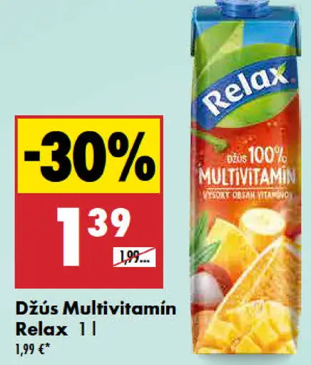 Relax multivitamínový džús