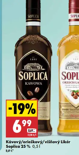 Soplica kávová 26 % likér