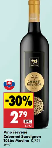 Víno červené Cabernet Sauvignon Movino