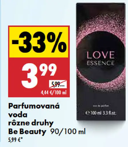 Be Beauty Parfumovaná voda rôzne druhy