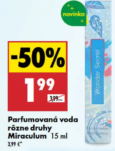 Miraculum parfumovaná voda, rôzne druhy