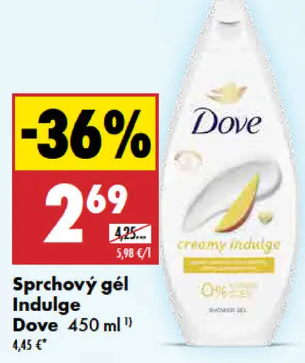 Dove sprchový gél Indulge