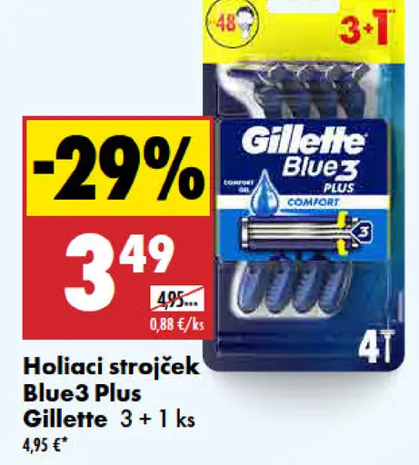 Holiaci strojček Blue3 Plus Gillette