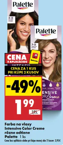 Palette Intense Color Creme farba na vlasy, rôzne odtiene