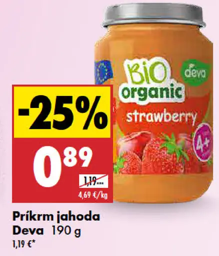 Deva príkrm jahoda