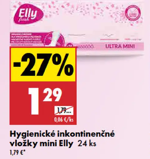 Elly Hygienické inkontinenčné vložky mini