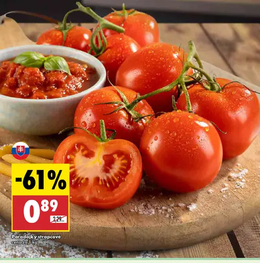 Paradajky strapcové