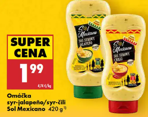 Sol Mexicano omáčka syr-jalapeño