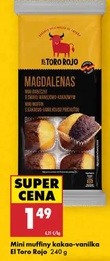 Mini muffiny kakao-vanilka El Toro Rojo