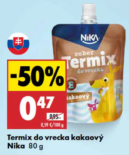 Nika Termix do vrecka kakaový