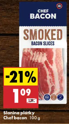 Chef Bacon slanina plátky