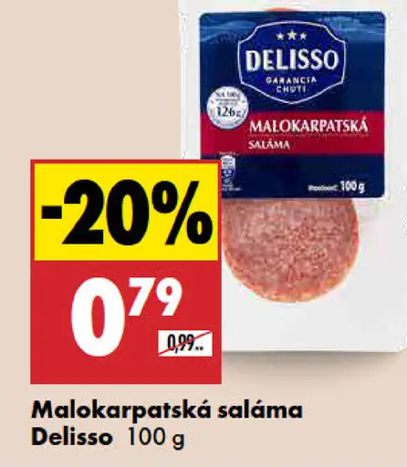Delisso Malokarpatská saláma