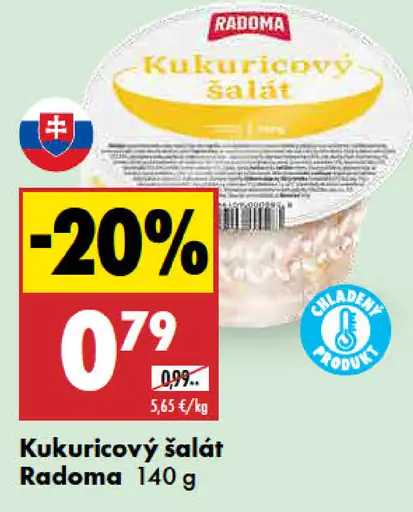 Radoma kukuricový šalát
