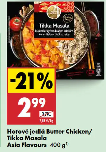 Asia Flavours hotové jedlo Tikka Masala