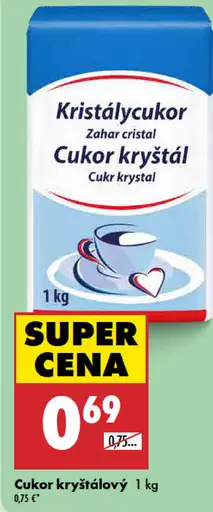 Kristálycukor kryštálový cukor