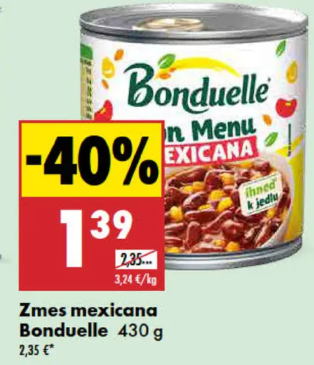 Zmes mexicana Bonduelle