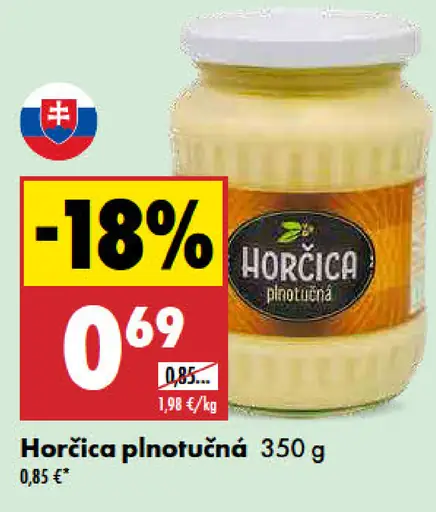 Horčica plnotučná