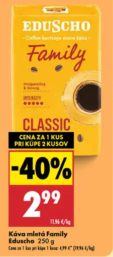 Káva mletá Family Classic EduScho