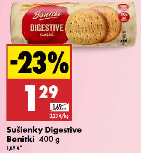 Sušienky Digestive Classic Bonitki