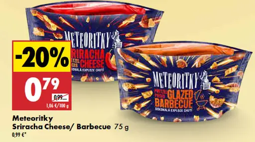 Meteoriky Sriracha Cheese