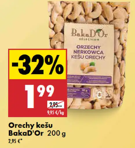 Baka'D'Or kešu orechy