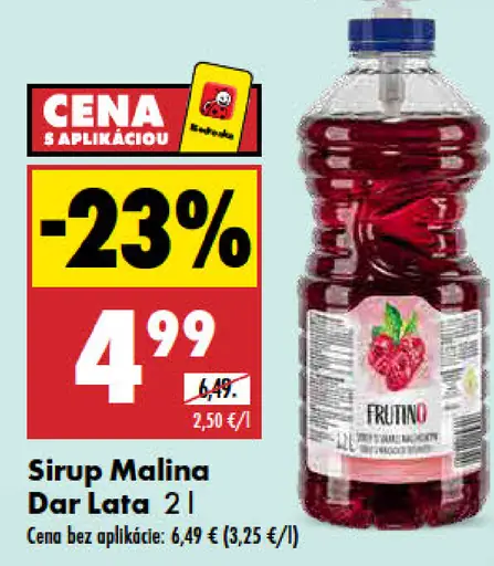 Malinový sirup Dar Lata