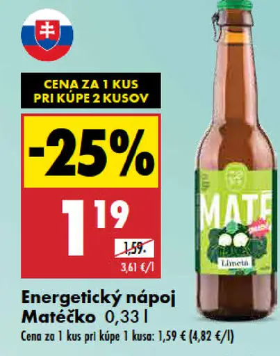 Energetický nápoj Matéčko