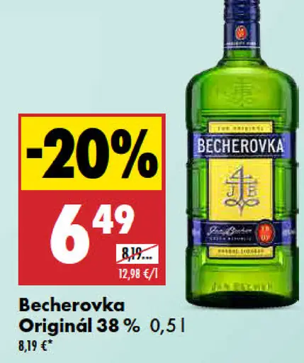 Becherovka Original 38 %