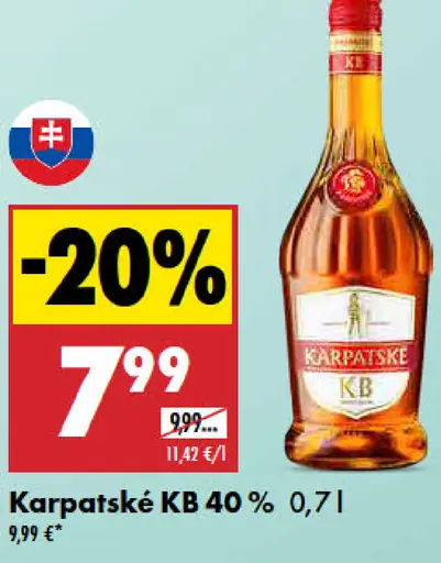 Karpatské KB 40%