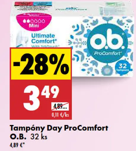 O.B. Tampóny Day ProComfort
