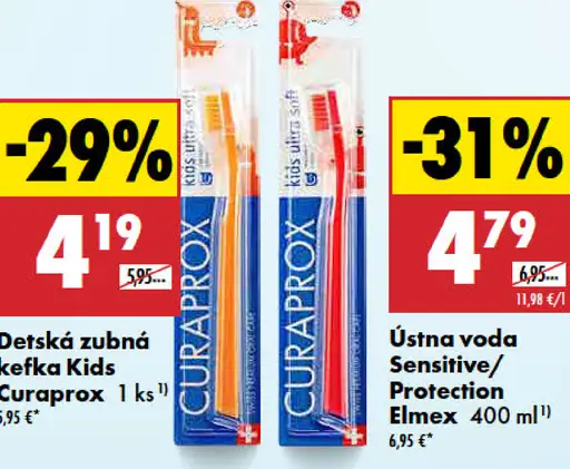 Detská zubná kefka Kids