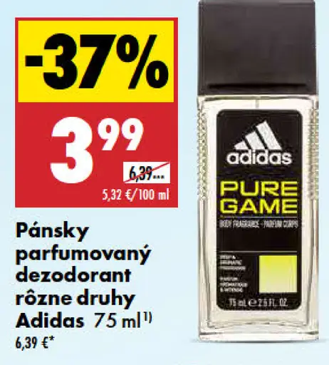Pánsky parfumovaný dezodorant
