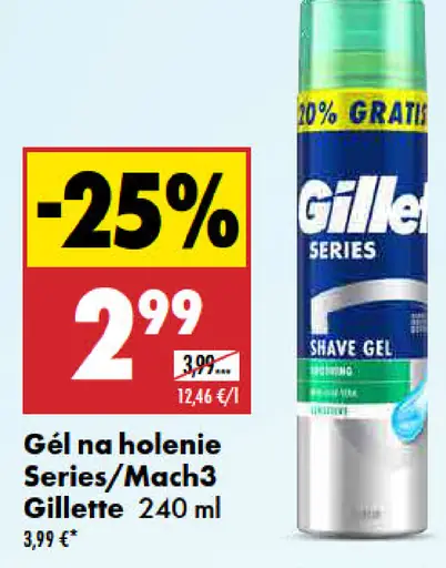 Gél na holenie Series/Mach3