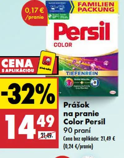 Prášok na pranie Color Persil