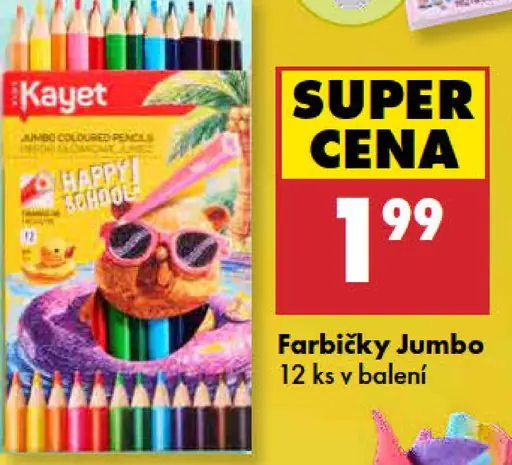 Kayet Farbičky Jumbo