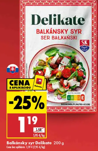 Delikate Balkánsky syr