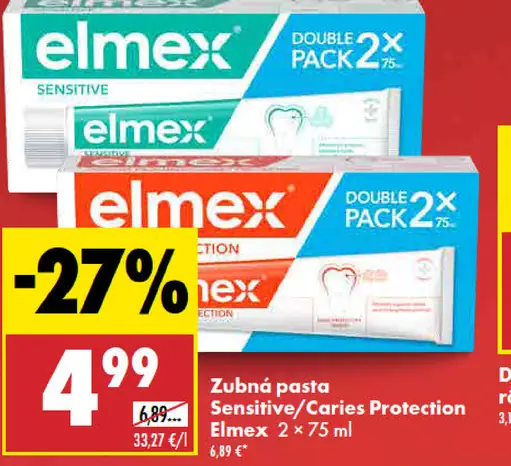elmex® Caries Protection zubná pasta bez mentolu