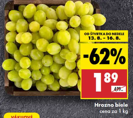 Hrozno biele