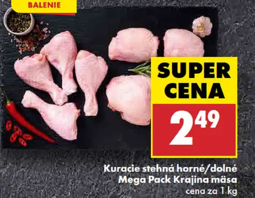 Kuracie stehná horné Mega Pack