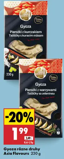 Asia Flavours Gyoza rôzne druhy