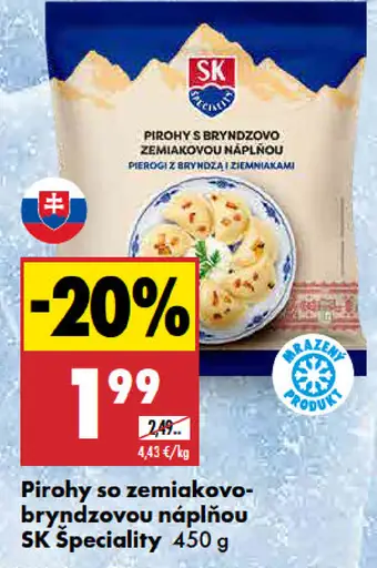 SK Špeciality Pirohy so zemiakovo-bryndzovou náplňou
